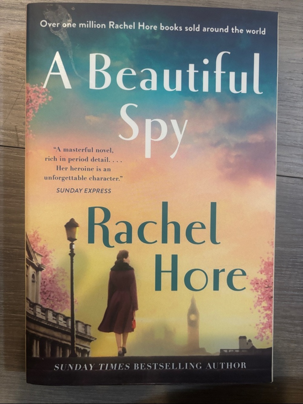 A Beautiful Spy by Rachel Hore - Pastel Sunset Cover